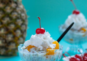 🥄 Frog Eye Salad with Chia Seeds (Plant-Based & Gluten-Free)